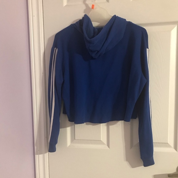 XS blue cropped SWS/Active hoodie (urban planet) - Picture 2 of 4